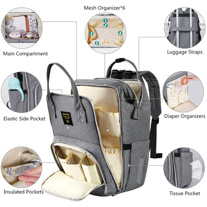 Stylish Diaper Bag Backpack Multifunction for Travel - MONLANE