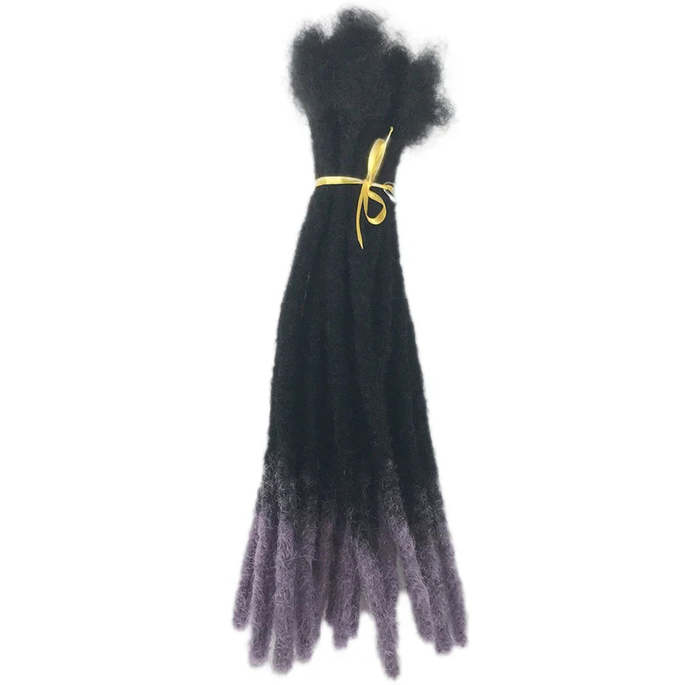 Human Hair Kinky Straight Crochet locs 14/16inch
