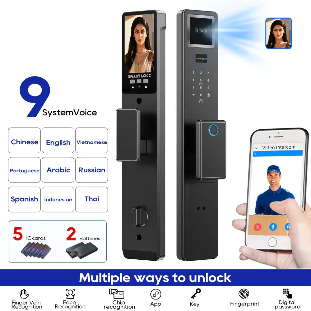 Smart Door Lock with 3D Facial Recognition