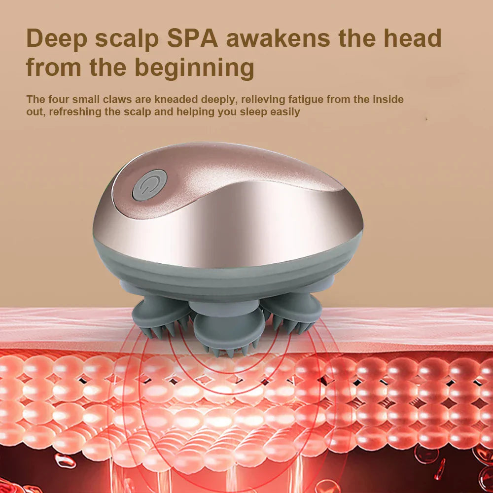 Portable Rechargeable Head Massager