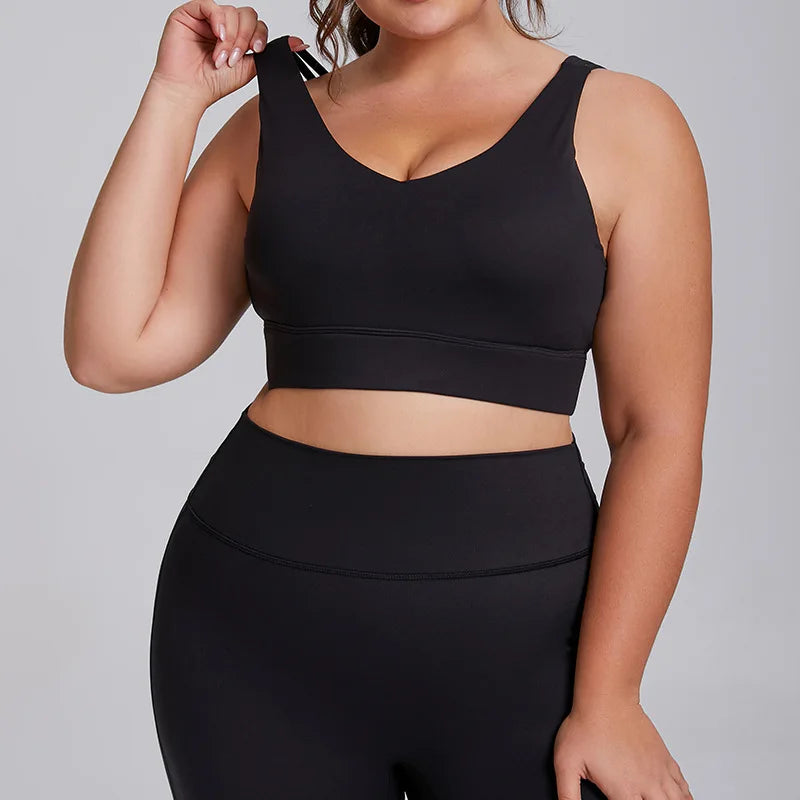 Plus Size High Stretch Yoga Leggings - MONLANE