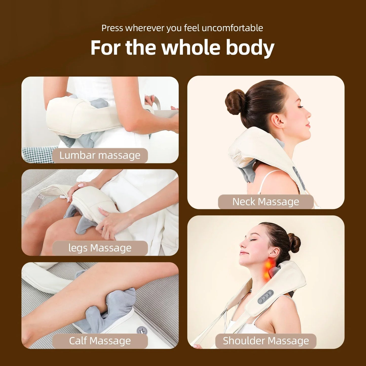 Wireless Neck And Shoulder Massager 