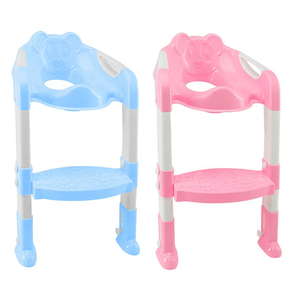 Folding Baby Potty training Seat with Adjustable Ladder - MONLANE