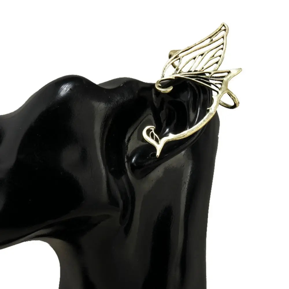 Sweet Antique Gold Color Elf Ear Clip Alloy
