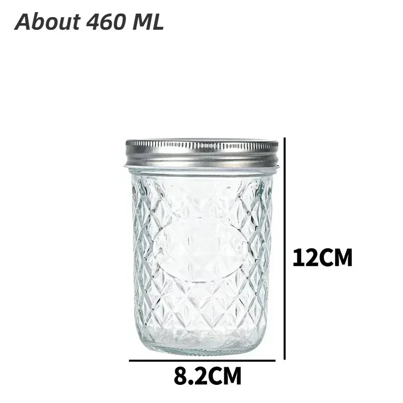 Canning Jars With Food grade safe metal Lids