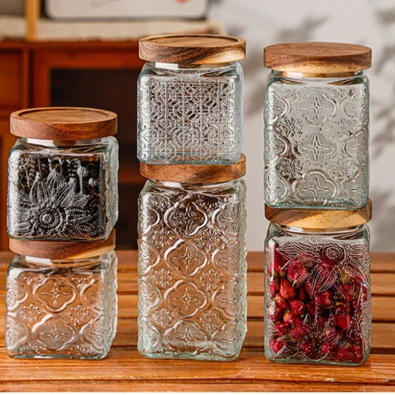 Airtight Glass Jars - MONLANE