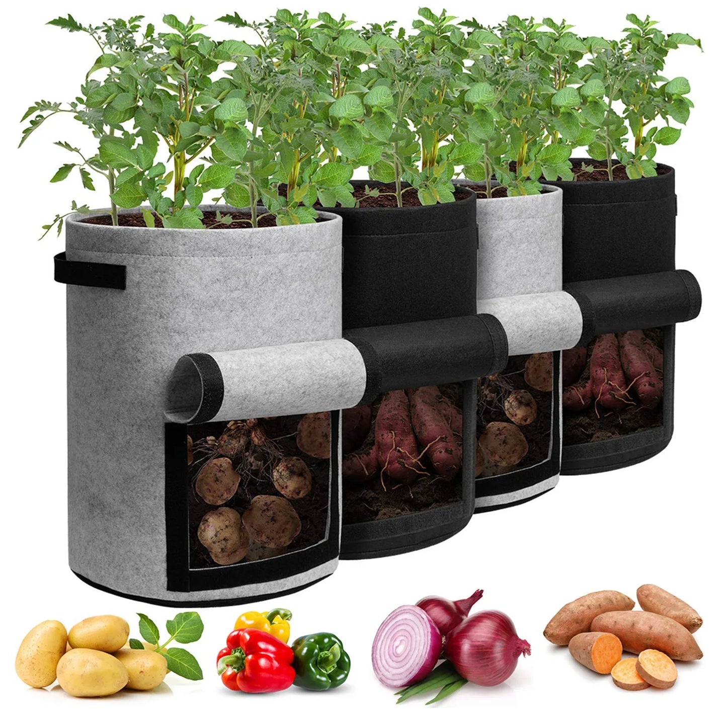 Gallon Fabric Growing Bags - MONLANE