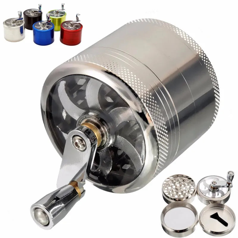 4-Layer Metal Herb & Spice Crusher