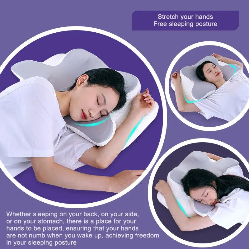 Butterfly Shaped Cervical Slow Rebound Neck Pillow