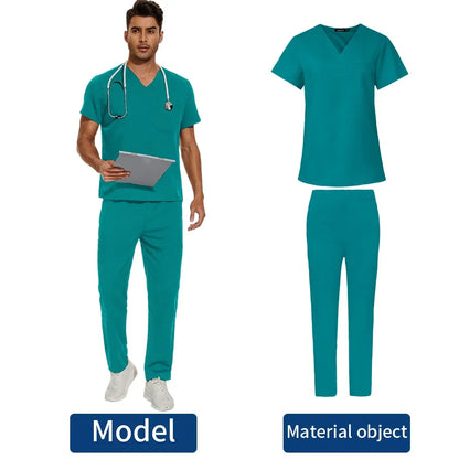 V Neck Scrub sets for men