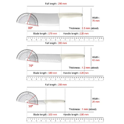 Kitchen Knives Set With Holder - MONLANE