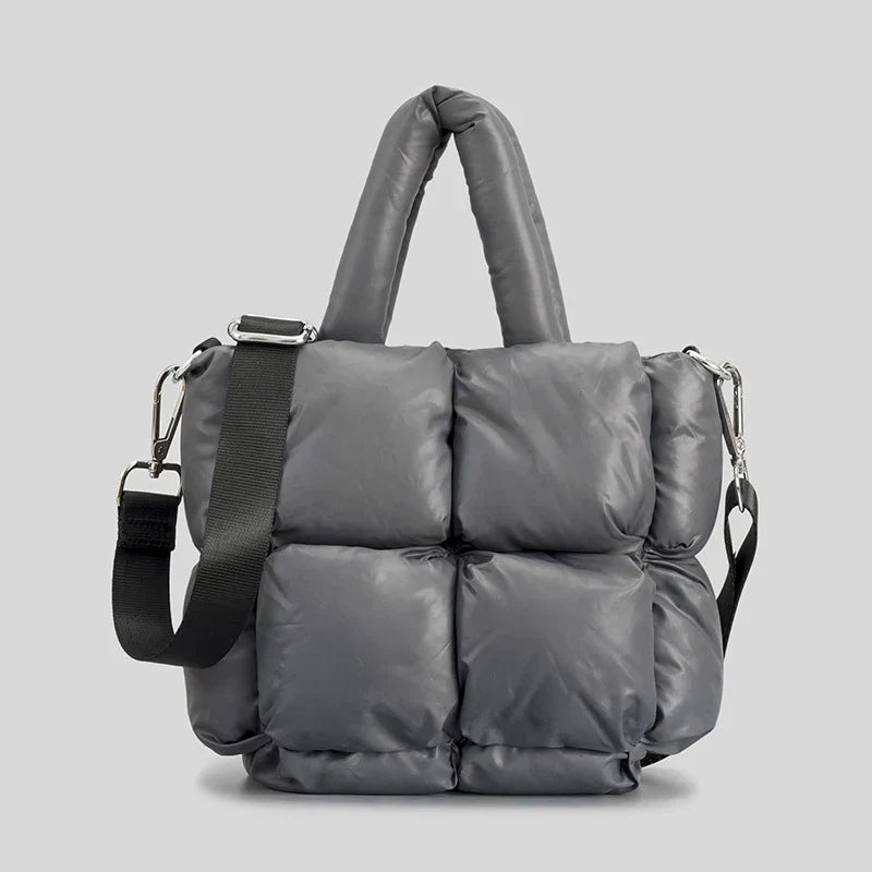 Quilted Luxury Nylon Down Cotton Bag