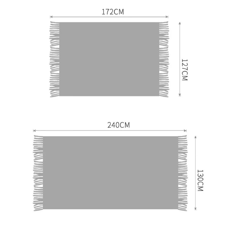 Decorative Knitted Blanket - MONLANE