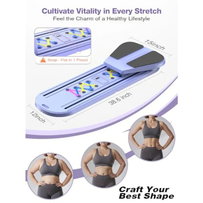 Foldable Pilates Board for Home Workout