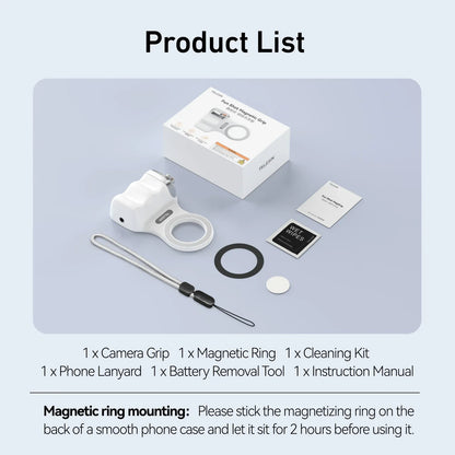 Magnetic Phone Camera Shutter Grip