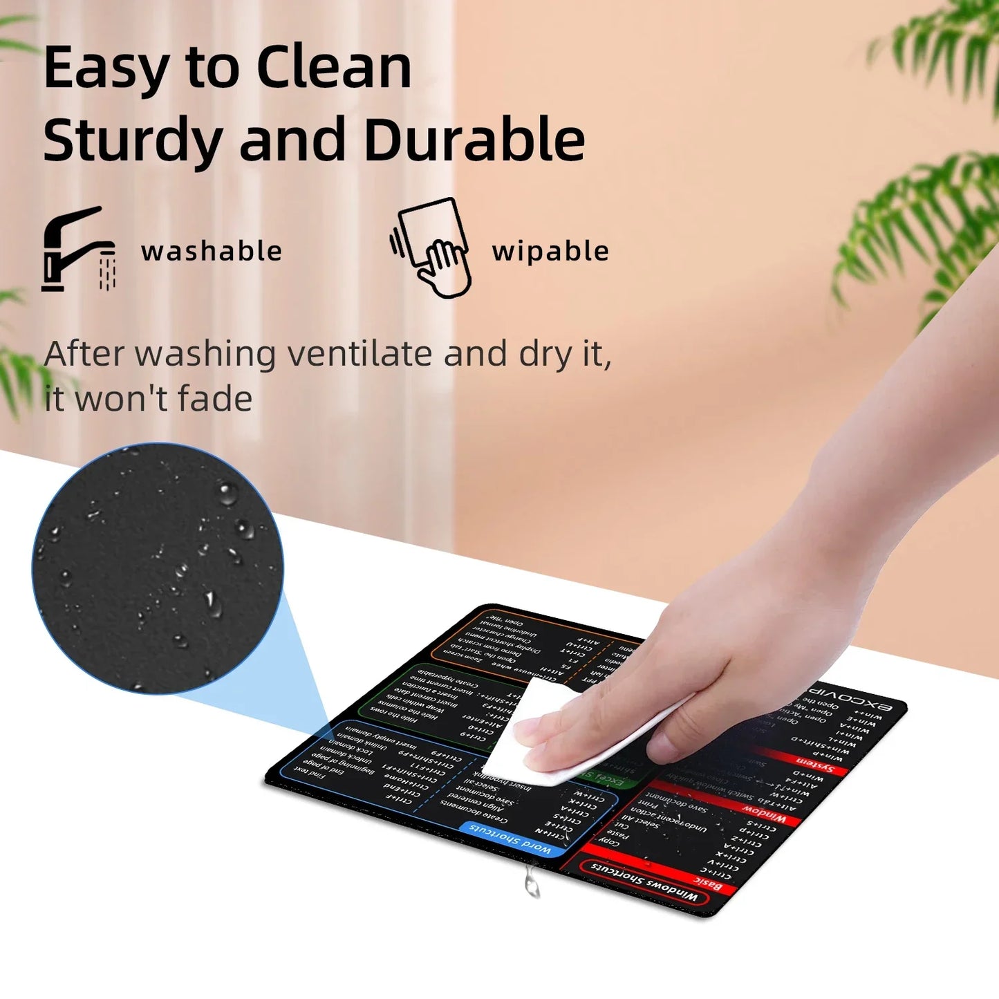 EXCO Shortcuts Mouse Pad