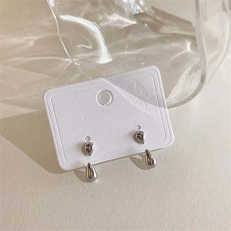 Water Drop Stud Earrings - MONLANE