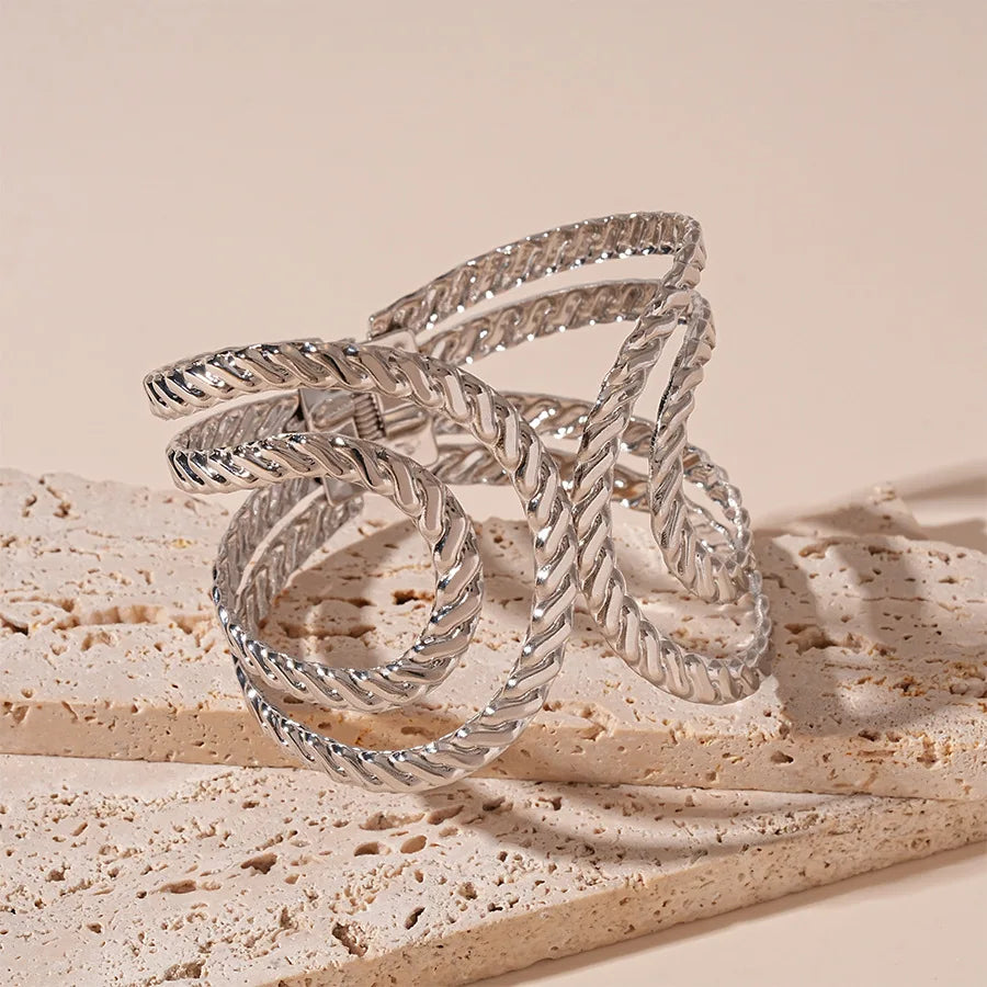 Punk Stainless Steel Bracelets Bangles