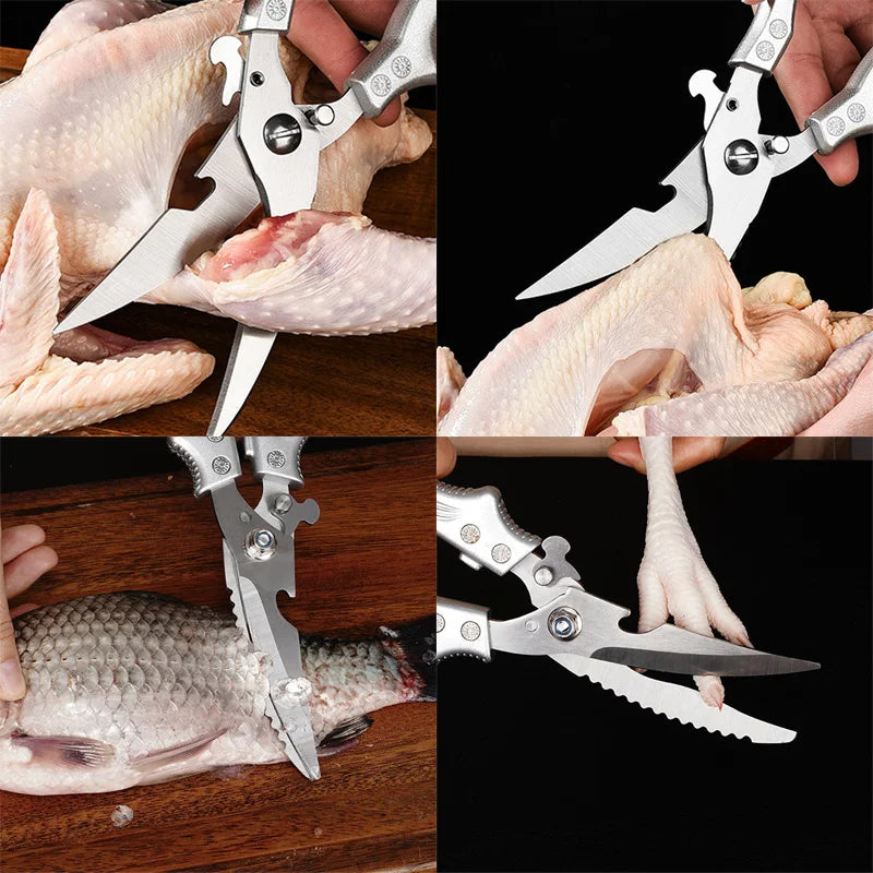 Can Open Bottle Chicken Bone Scissors