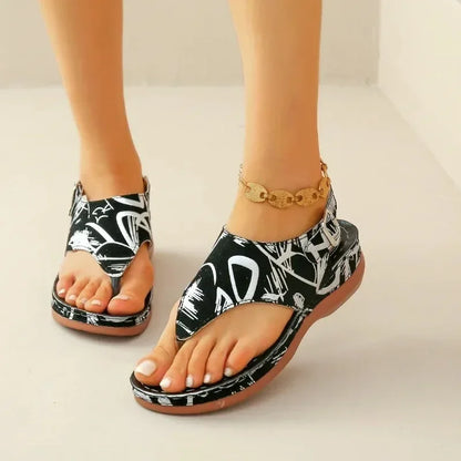 Women's Retro Wedge Platform Sandals