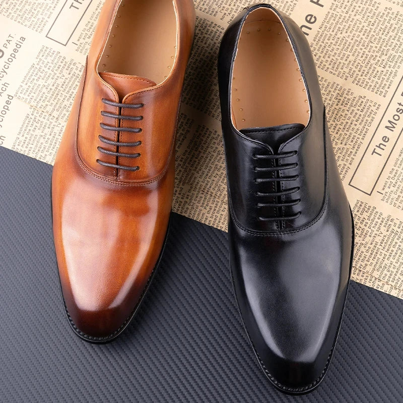 Elegant Men Leather Dress Shoe - MONLANE
