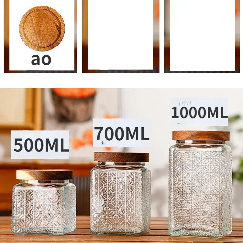 Airtight Glass Jars - MONLANE