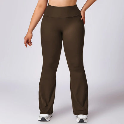 Plus Size Yoga Wide Leg Pant - MONLANE