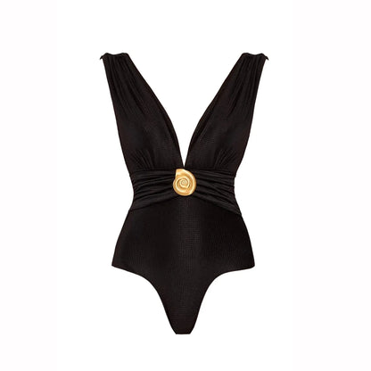 3Pcs Star Button Swimsuit