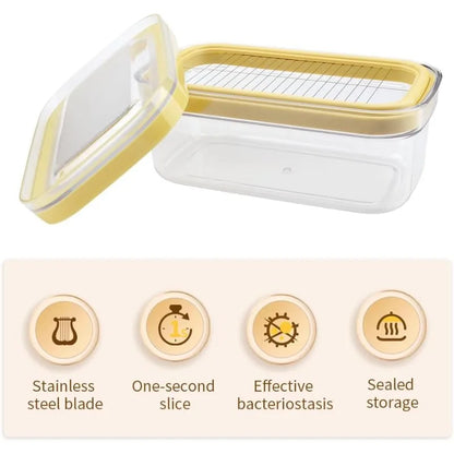 Sealed butter cutting tray Butter