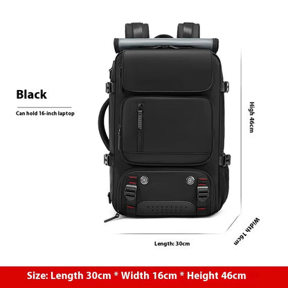 Large Travel Backpack Boardable Backpack USB Charging