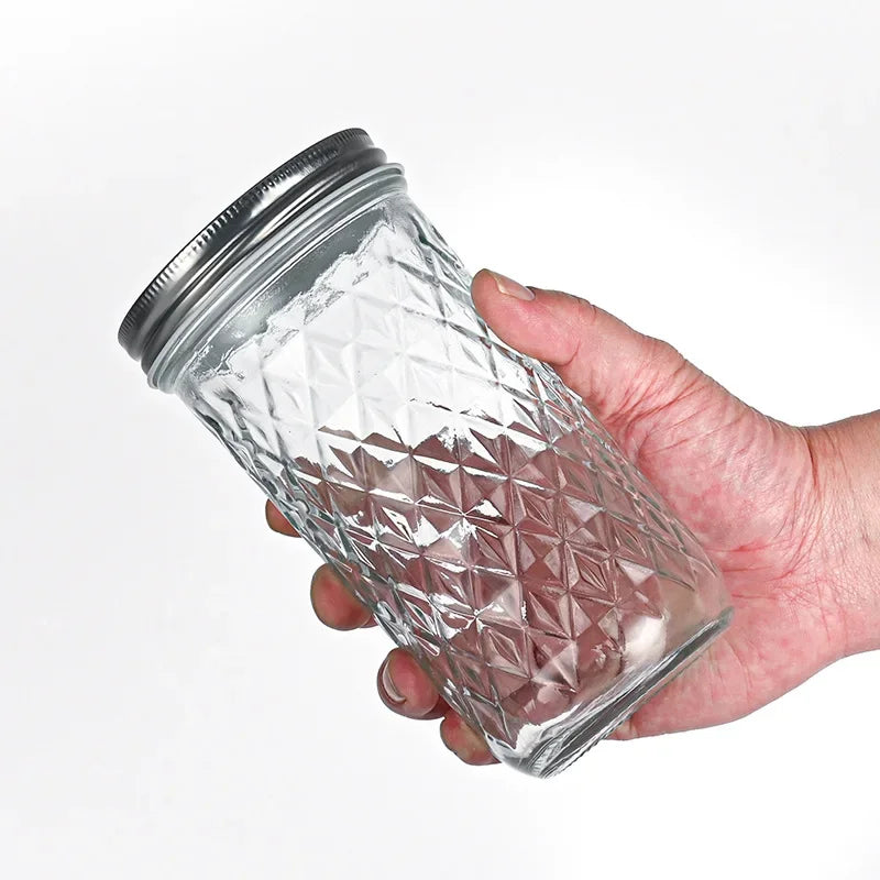 Canning Jars With Food grade safe metal Lids