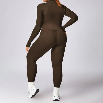 Plus Size Yoga Jacket - MONLANE