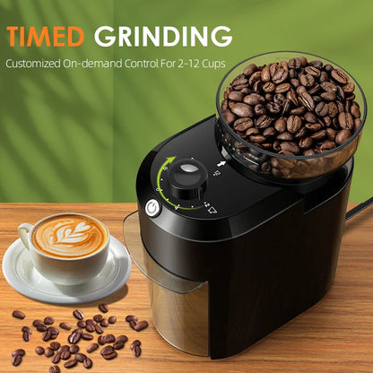 Electric Adjustable Coffee Grinder - MONLANE
