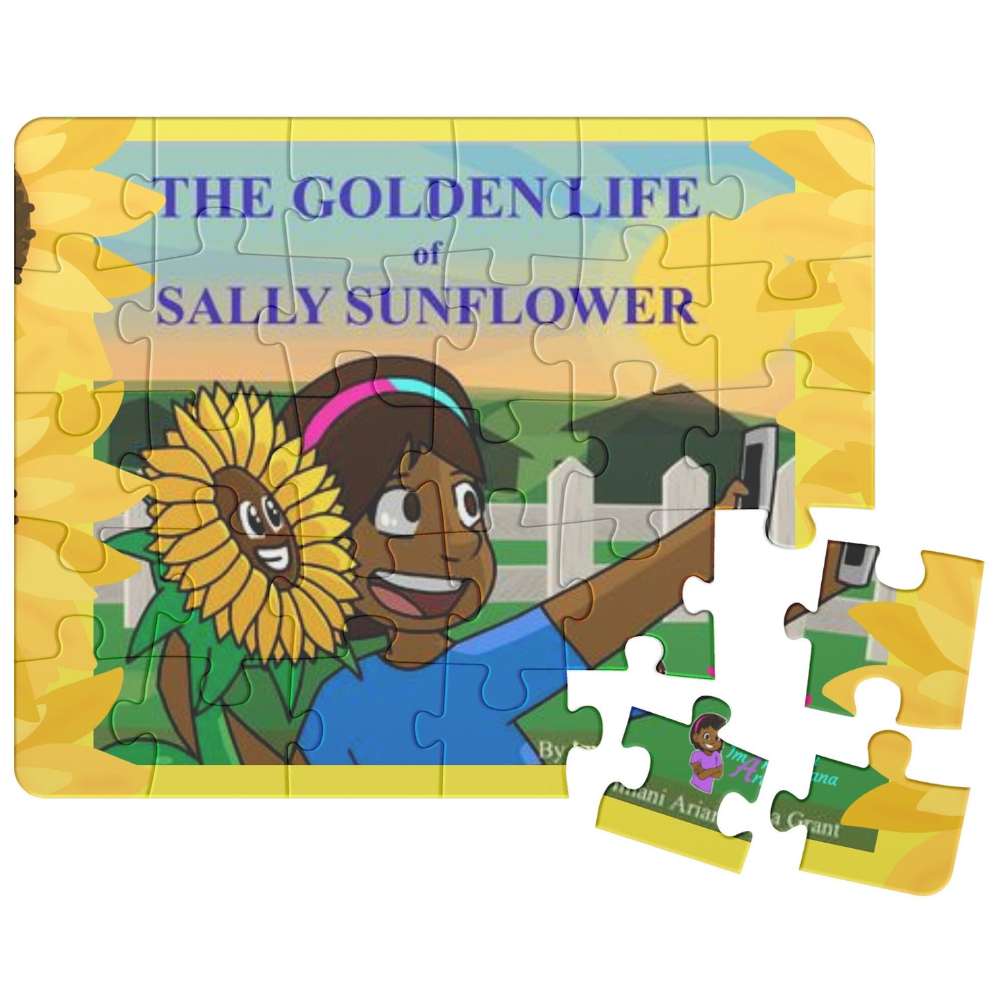 The Golden Life Of Sally Sunflower Book & Puzzle Bundle - MONLANE