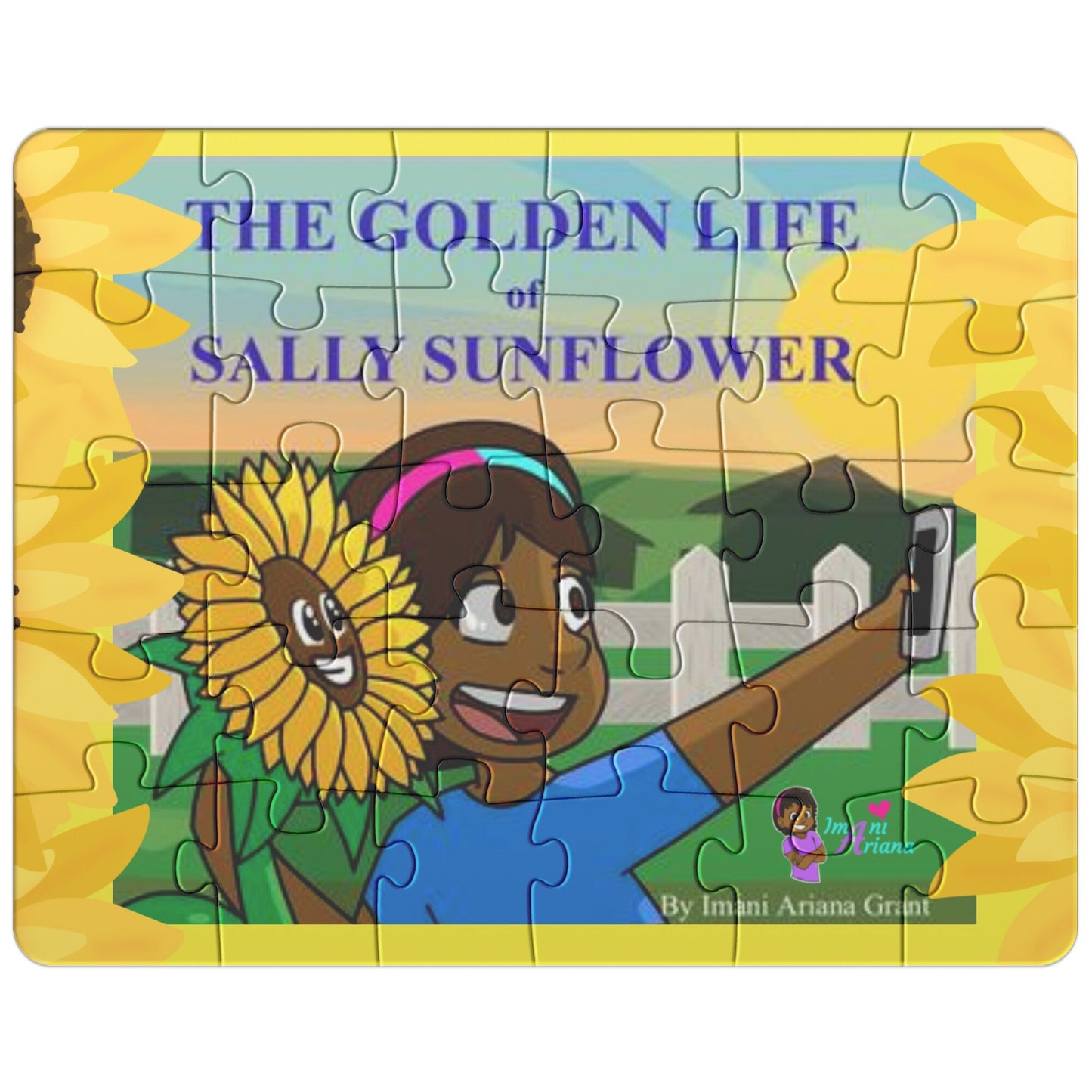 The Golden Life Of Sally Sunflower Book & Puzzle Bundle - MONLANE