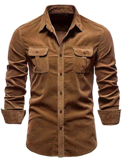 Men's Full Size Button Down Shirt