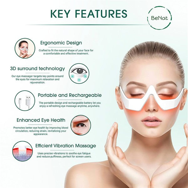 Under-Eye Red Light Therapy Skin Rejuvenation and