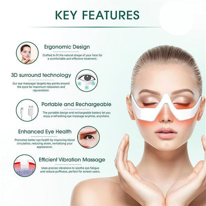 Under-Eye Red Light Therapy Skin Rejuvenation 