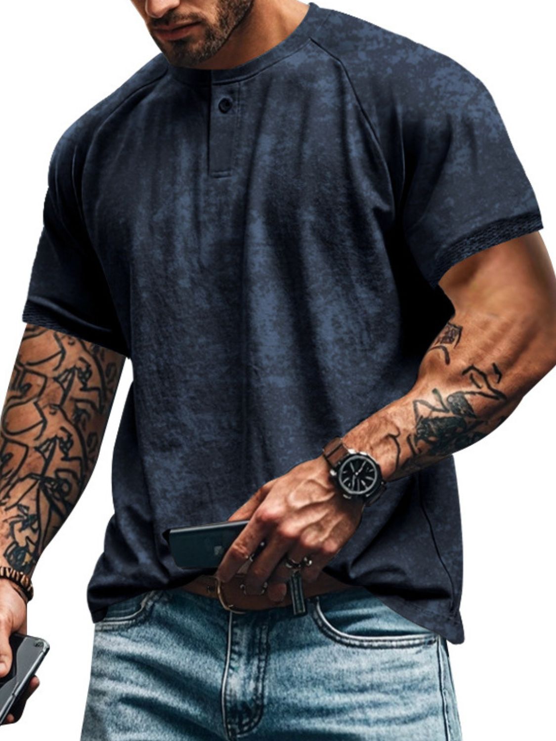 Men's Full Size Short Sleeve T-Shirt
