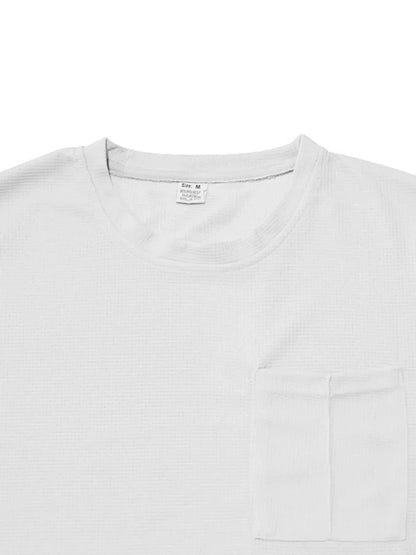 Men's Round Neck Short Sleeve Top and Shorts Set