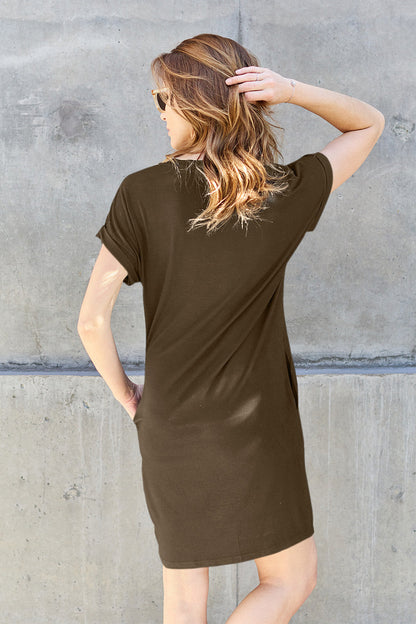 Full size Dress with Pockets - MONLANE