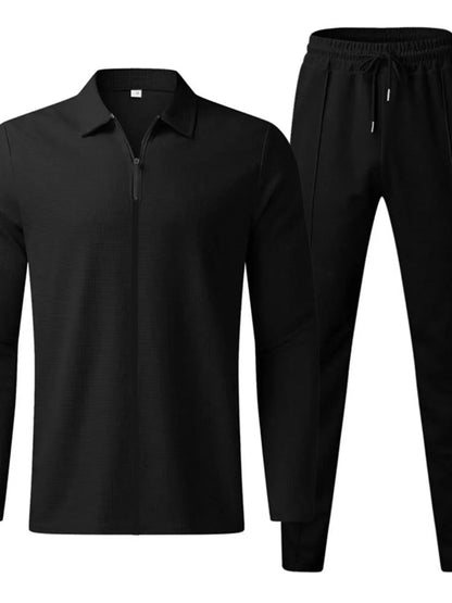 Men's Zip Up Top and Pants Set