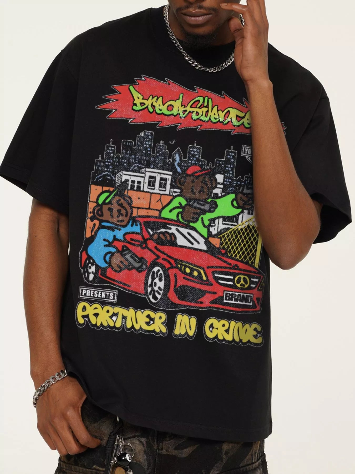 Men's Graphic Crew Neck T-Shirt