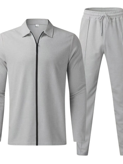 Men's Zip Up Top and Pants Set
