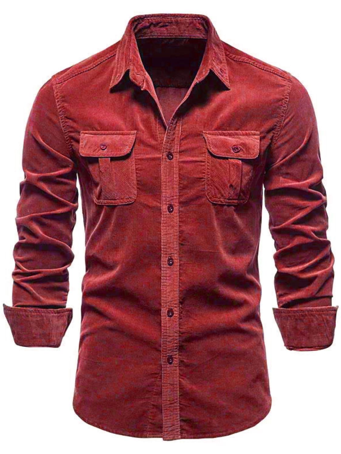 Men's Full Size Button Down Shirt