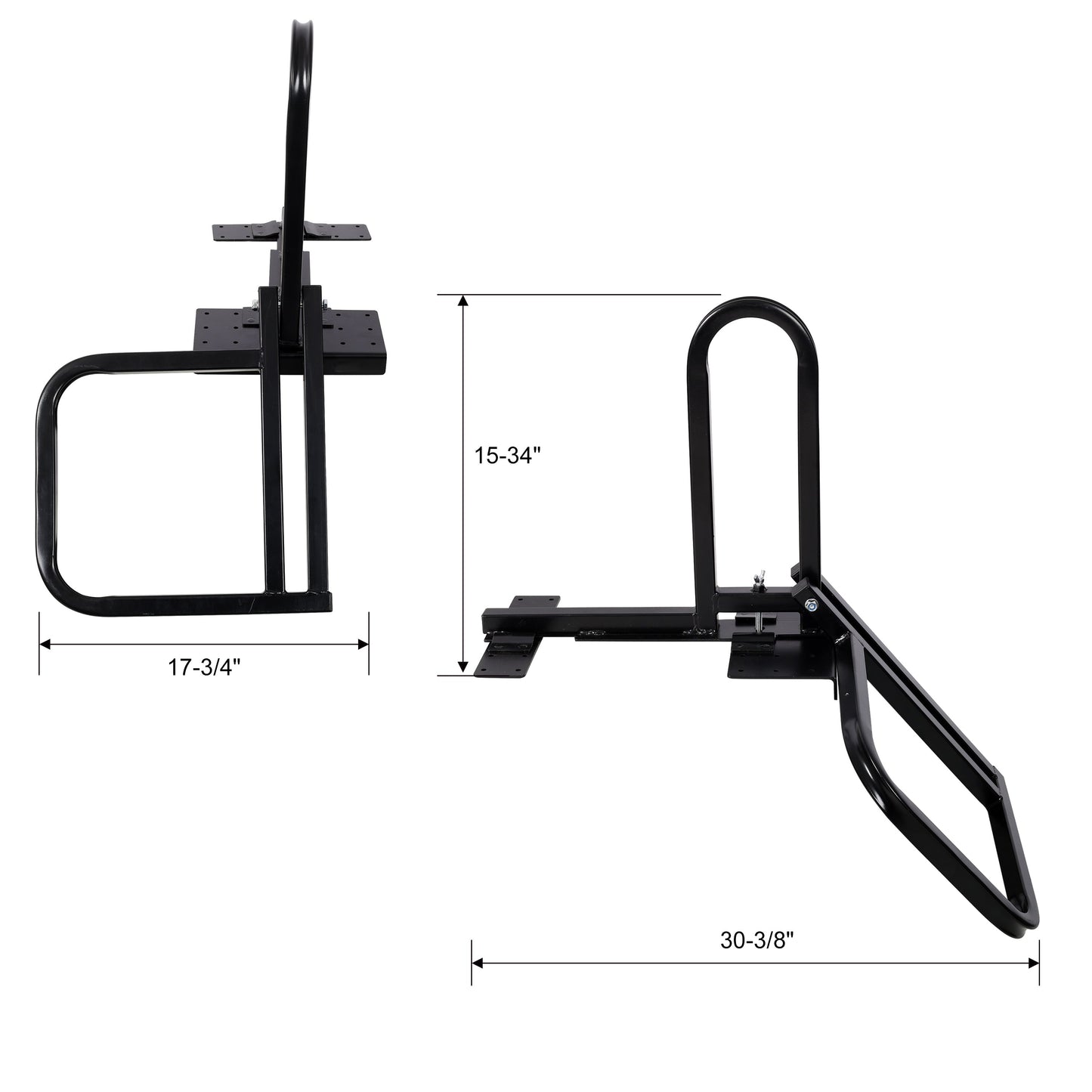 Foldable Pickup Truck Tailgate One-Step Ladder - Universal Fit.