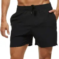 Men Casual Lace-Up Beach Shorts