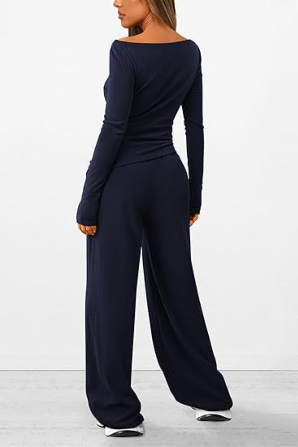 Long Sleeve Top Pants Set - MONLANE