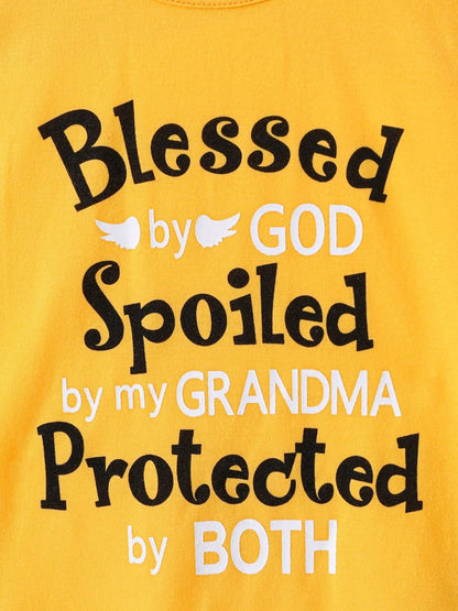 Children's Graphic T-Shirt and Jeans Set