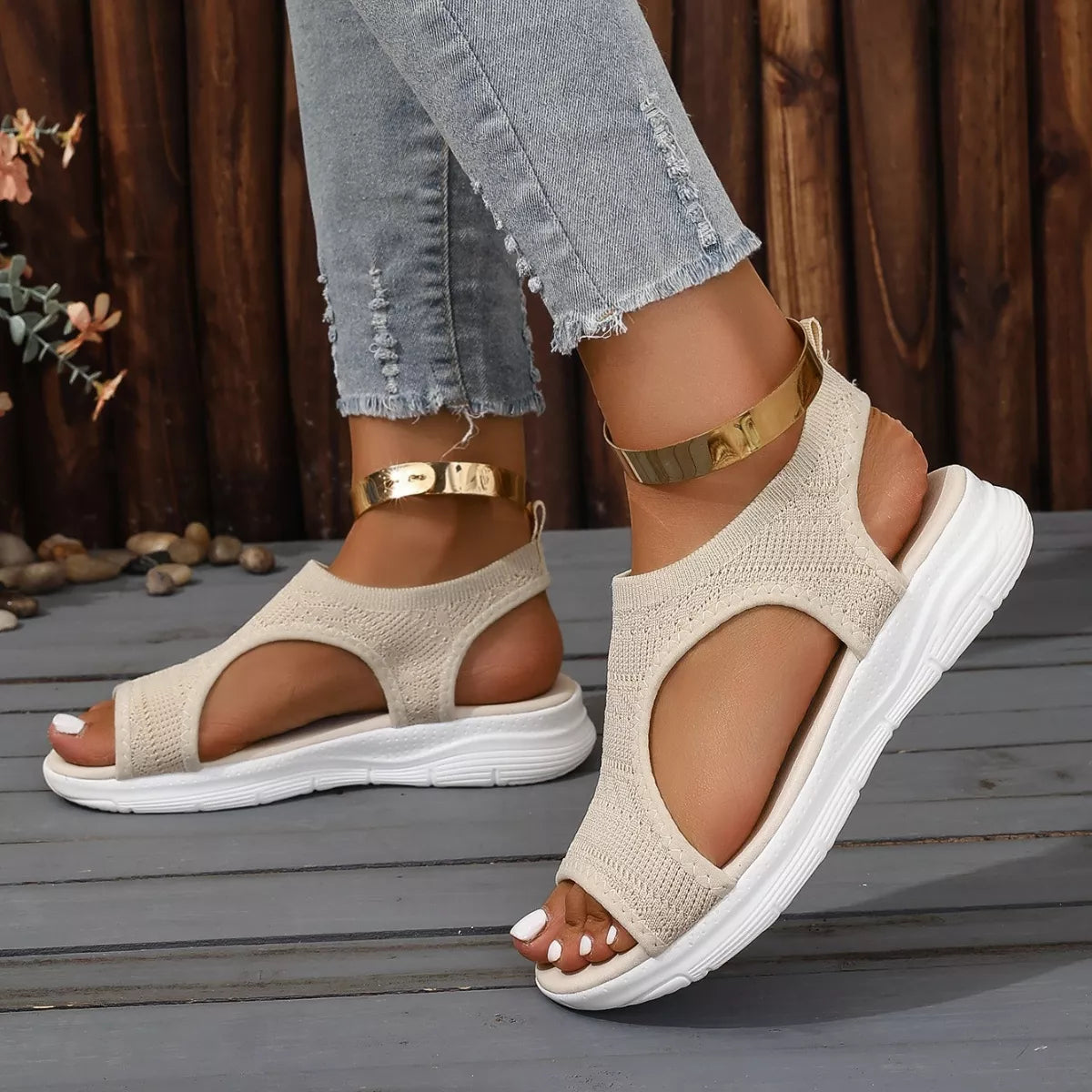 Open Toe Platform Sandals